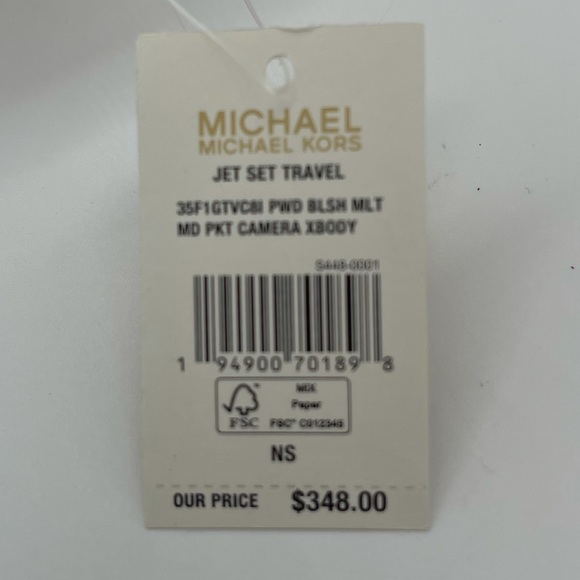 Michael Kors Medium Packet Camera Xbody Bag Ballet - Picture 13 of 13